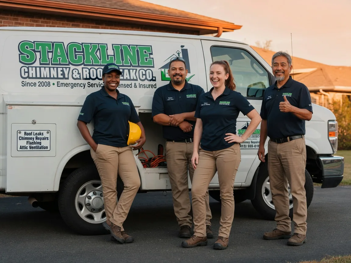 Chimney flashing repair company in Richton, MS